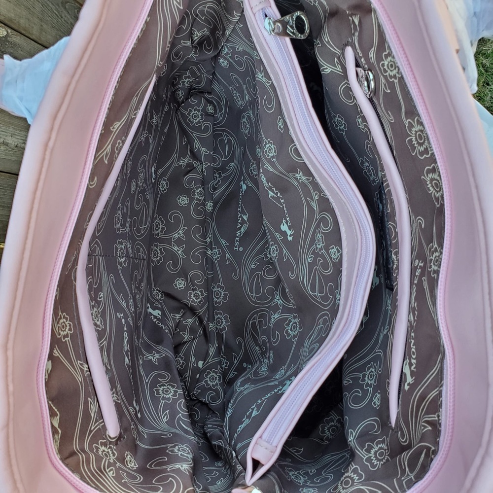 Montana West Aztec Concealed Carry Tote+ Wallet - Picture 3 of 8